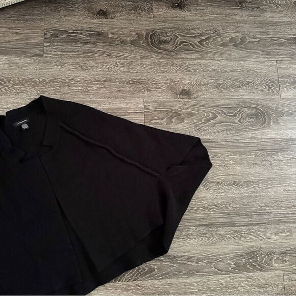 By Anthropologie Open Cocoon Poncho Sweater - Picture 3 of 5